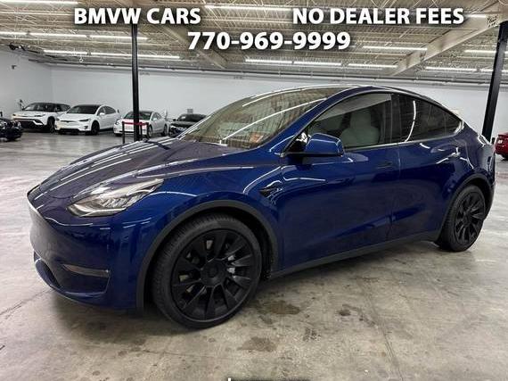 TESLA MODEL Y 2021 5YJYGDEE1MF073668 image